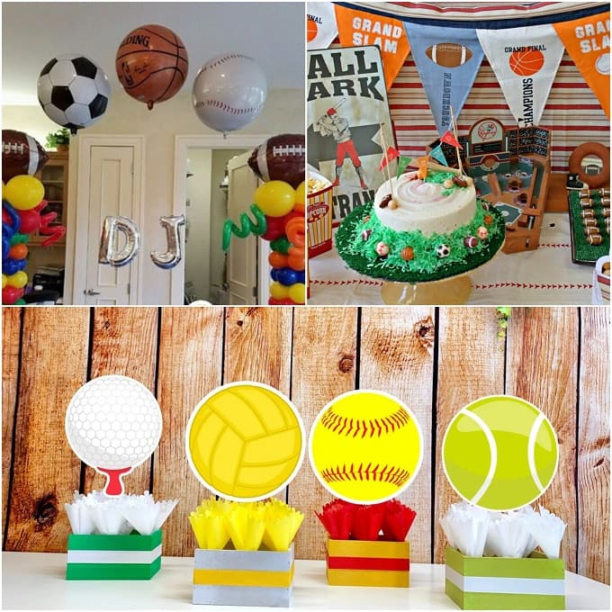 Ideas Cumpleaños Deportes - Cómo Hacer y Decorar Tu Fiesta