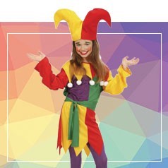 Disfraces de Bufón para Niña