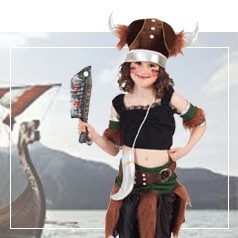 Disfraces de Vikingo para Niña