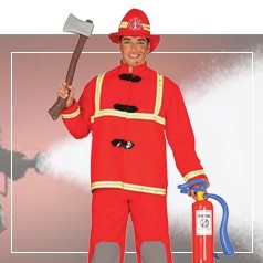 Disfraz bombero hombre: Disfraces adultos,y disfraces originales