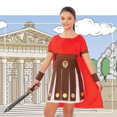 Disfraces de Romana para Niña