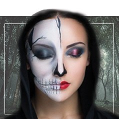 Maquilllaje Halloween para Mujer y Hombre, Niño y Niña - Originales -  FiestasMix